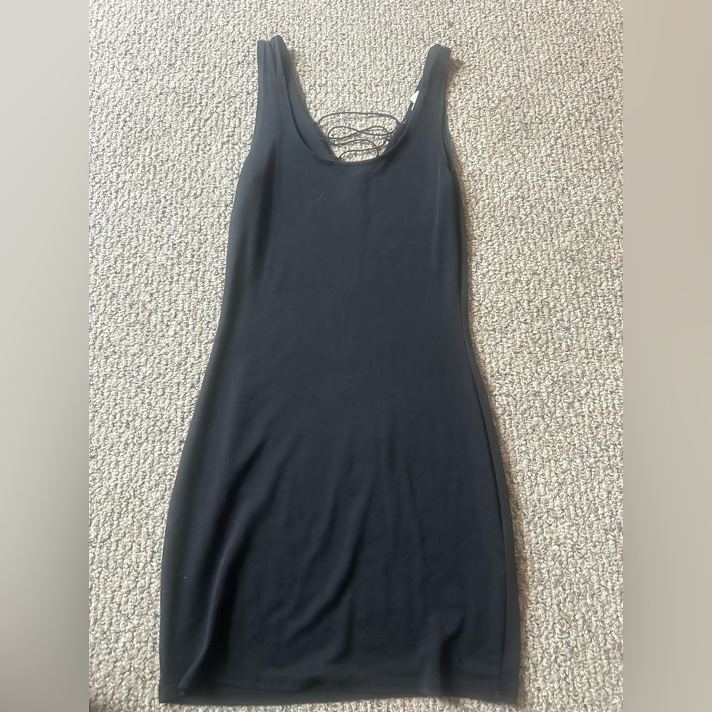 Garage Black Backless Dress